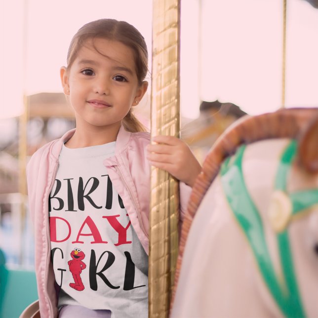 Sesame Street | Elmo- Födelsedagsflicka T Shirt (Skapare uppladdad)