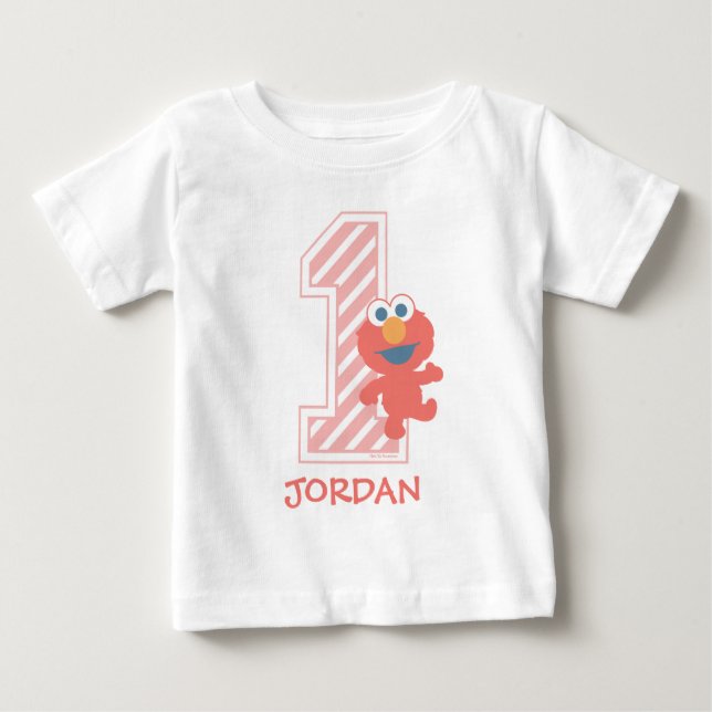 Sesame Street | Elmo - Första födelsedags t-shirt (Framsida)