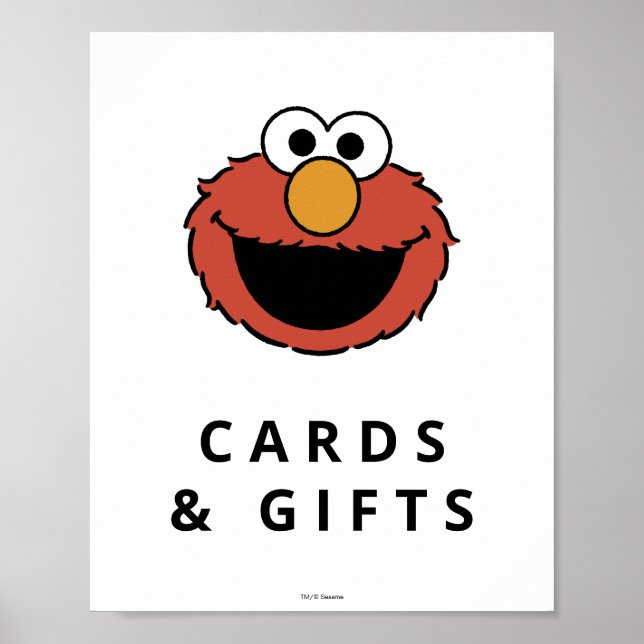 Sesame Street | Elmo - Första födelsedagsaffisch Poster (Framsidan)