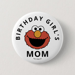 Sesame Street   Elmo - Första födelsedagsbutton Knapp