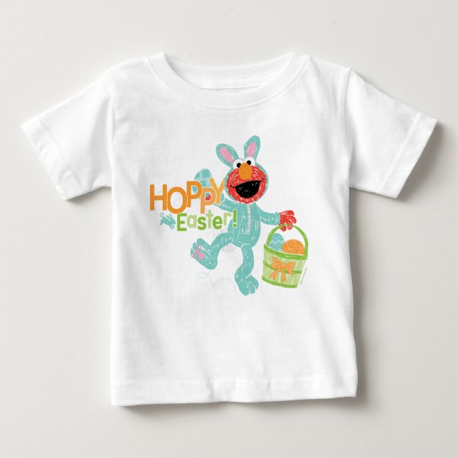 Sesame Street - Elmo | Glad Påsk T Shirt (Framsida)
