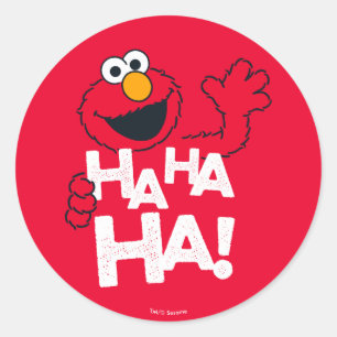 Sesame Street Elmo - Ha Ha Ha! Runt Klistermärke
