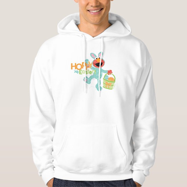 Sesame Street - Elmo | Hoppy Påsk Hoodie (Framsida)