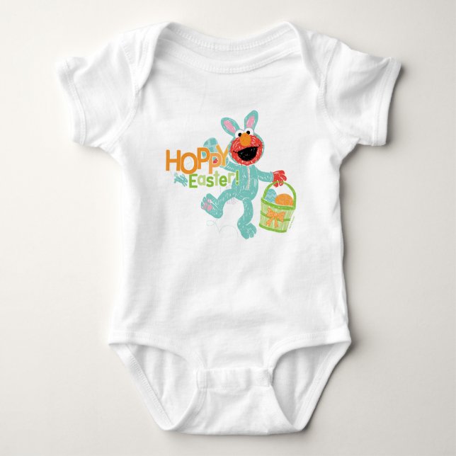 Sesame Street - Elmo | Hoppy Påsk T Shirt (Framsida)