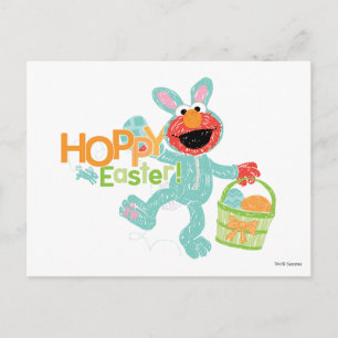 Sesame Street - Elmo Hoppy Påsk Vykort