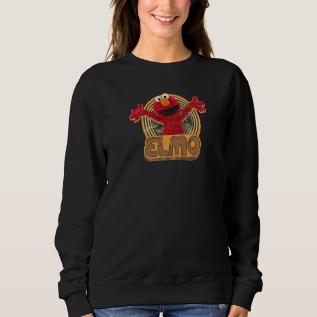 Sesame Street Elmo Järn på Premium T Shirt (Framsida)