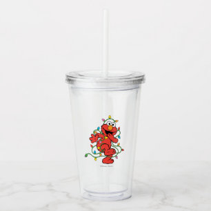 Sesame Street Elmo jul Ljus Take Away Mugg