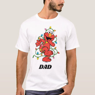 Sesame Street   Elmo julbelysning T Shirt