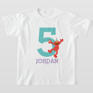 Sesame Street   Elmo - Konfetti 5:e födelsedagen T Shirt