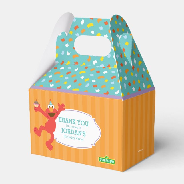 Sesame Street | Elmo - Kupaka och Konfetti-födelse Presentaskar (Framsidan Sidan)