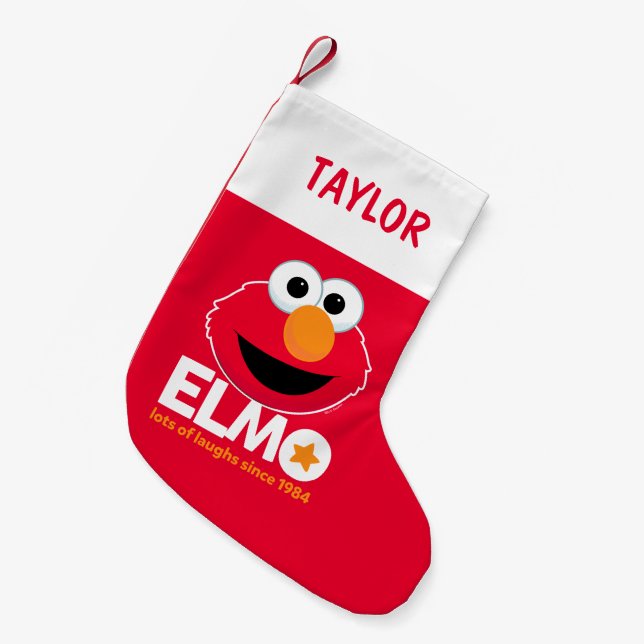 Sesame Street | Elmo Laughs sedan 1984 Liten Julstrumpa (Framsidan (Hängande))