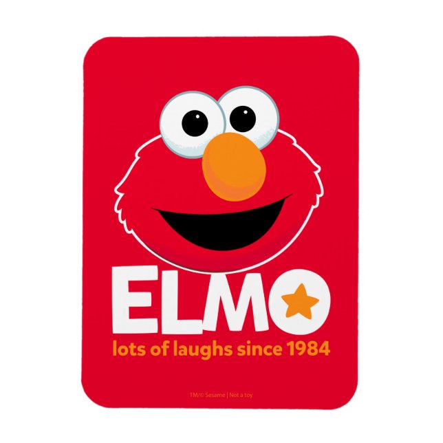 Sesame Street | Elmo Laughs sedan 1984 Magnet (Vertikal)