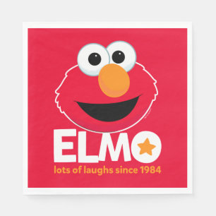 Sesame Street   Elmo Laughs sedan 1984 Pappersservett