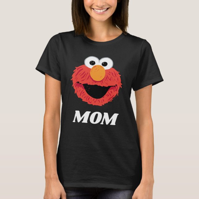Sesame Street | Elmo Mamma T Shirt (Framsida)