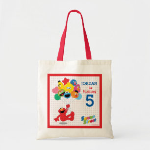 Sesame Street Elmo och Pals - Födelsedagsballong Tygkasse