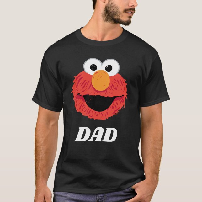 Sesame Street | Elmo Pappa T Shirt (Framsida)