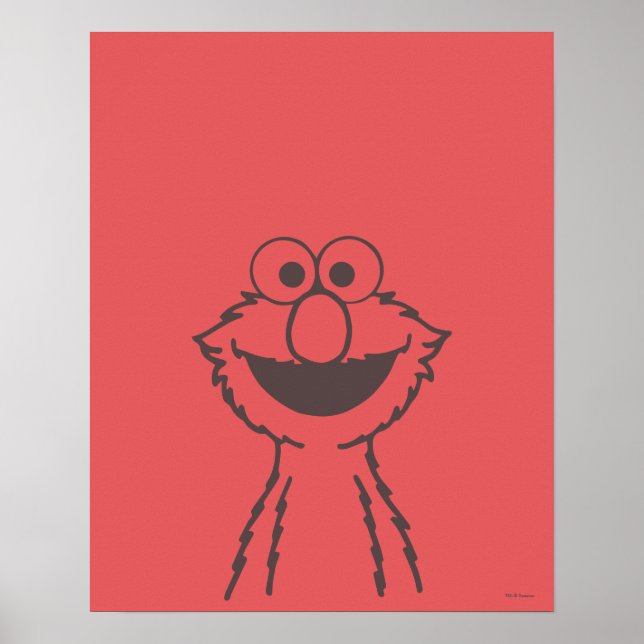 Sesame Street | Elmo Poster (Framsidan)