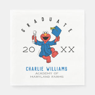 Sesame Street Elmo Preschool Student Pappersservett