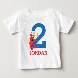 Sesame Street Elmo - Rainbow 2:a födelsedagen Tee Shirt