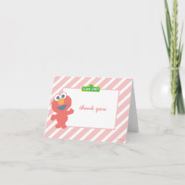 Sesame Street | Elmo - Rosa Tack-kort Tack Kort