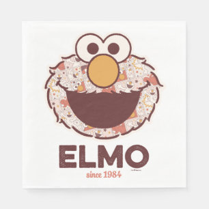 Sesame Street   Elmo sedan 1984 Pappersservett
