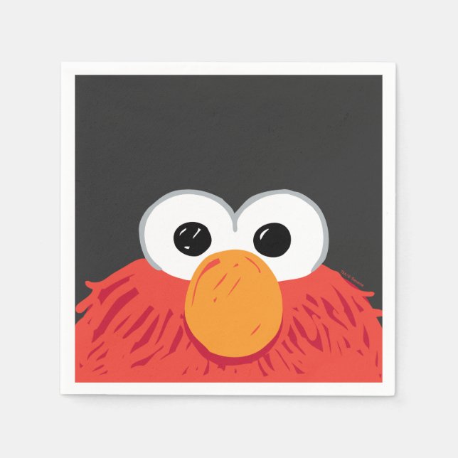 Sesame Street | Elmo Stort Ansikte Pappersservett (Framsidan)