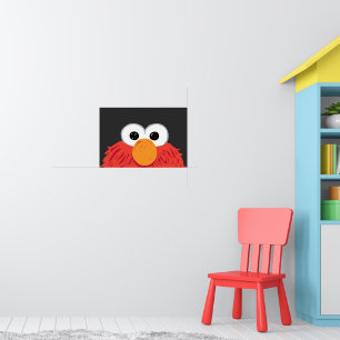 Sesame Street Elmo Stort Ansikte Poster