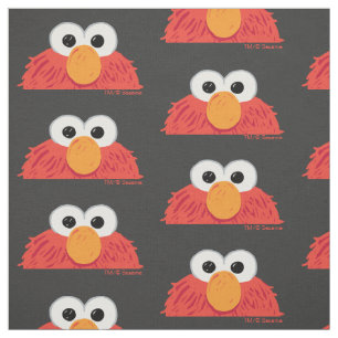 Sesame Street   Elmo Stort Ansikte Tyg