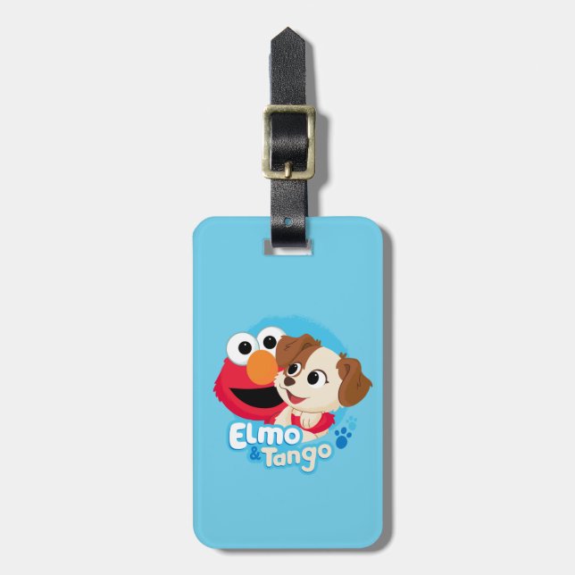 Sesame Street | Elmo & Tango Badge Bagagebricka (Vertikal Framsida)