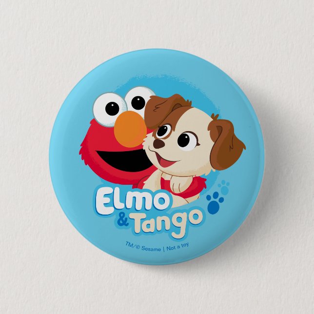 Sesame Street | Elmo & Tango Badge Knapp (Framsida)