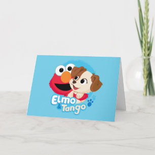 Sesame Street Elmo & Tango Badge Kort