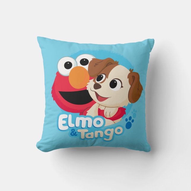 Sesame Street | Elmo & Tango Badge Kudde (Framsida)