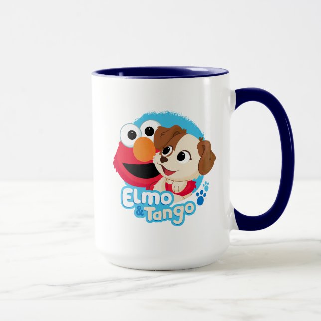 Sesame Street | Elmo & Tango Badge Mugg (Höger)