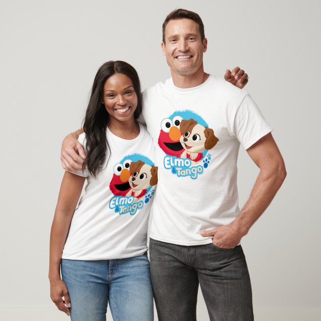Sesame Street | Elmo & Tango Badge T Shirt (Unisex)