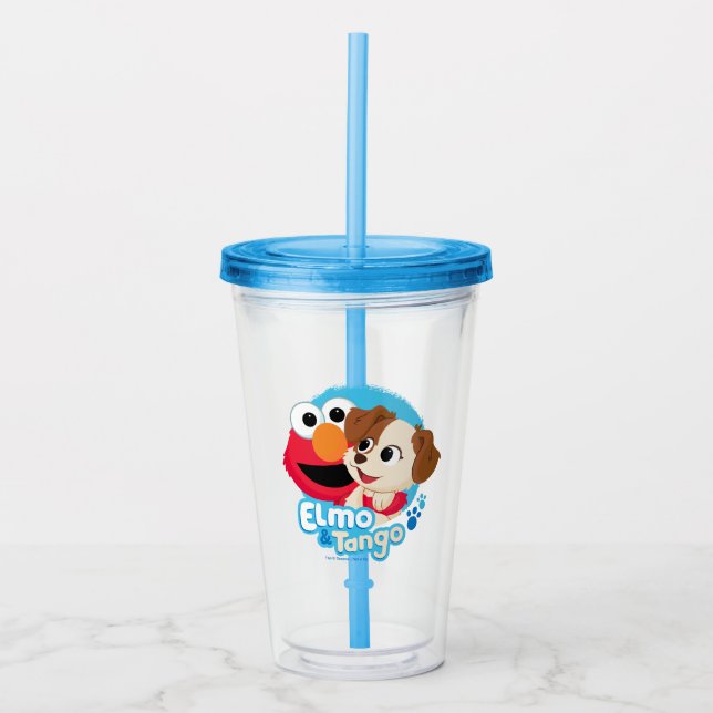 Sesame Street | Elmo & Tango Badge Take Away Mugg (Framsida)