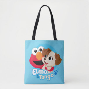 Sesame Street Elmo & Tango Badge Tygkasse