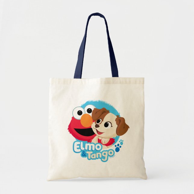 Sesame Street | Elmo & Tango Badge Tygkasse (Framsidan)