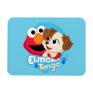 Sesame Street   Elmo & Tango-märke Magnet