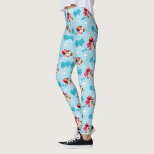 Sesame Street   Elmo & Tango Mönster Leggings