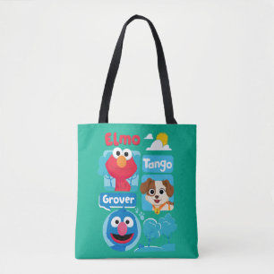 Sesame Street Elmo, Tango och Grover Park Graphi Tygkasse