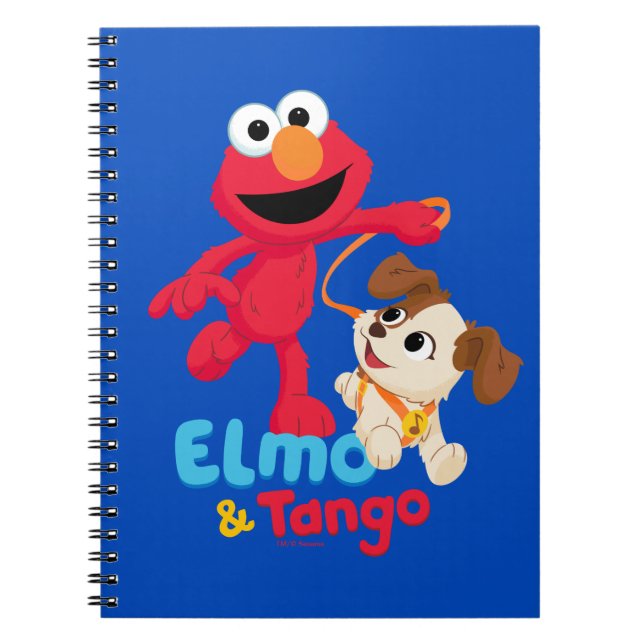 Sesame Street | Elmo & Tango Running Anteckningsbok (Framsidan)