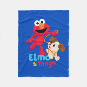 Sesame Street Elmo & Tango Running Fleecefilt