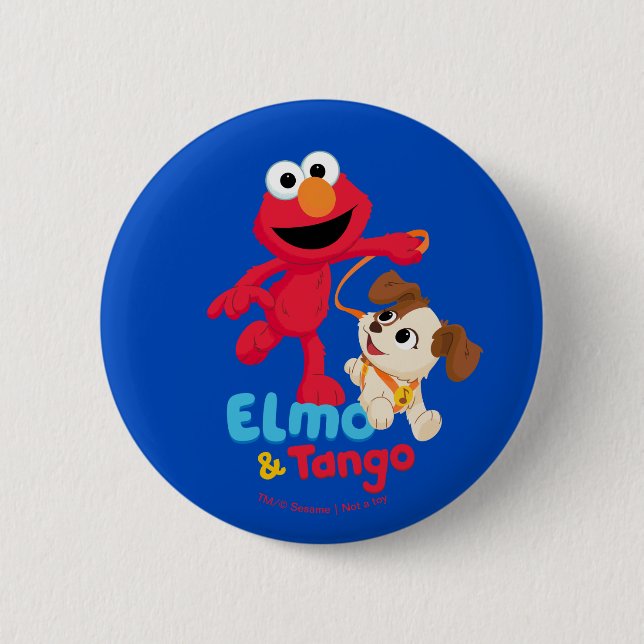 Sesame Street | Elmo & Tango Running Knapp (Framsida)