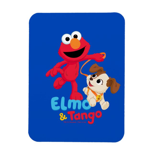 Sesame Street | Elmo & Tango Running Magnet (Vertikal)