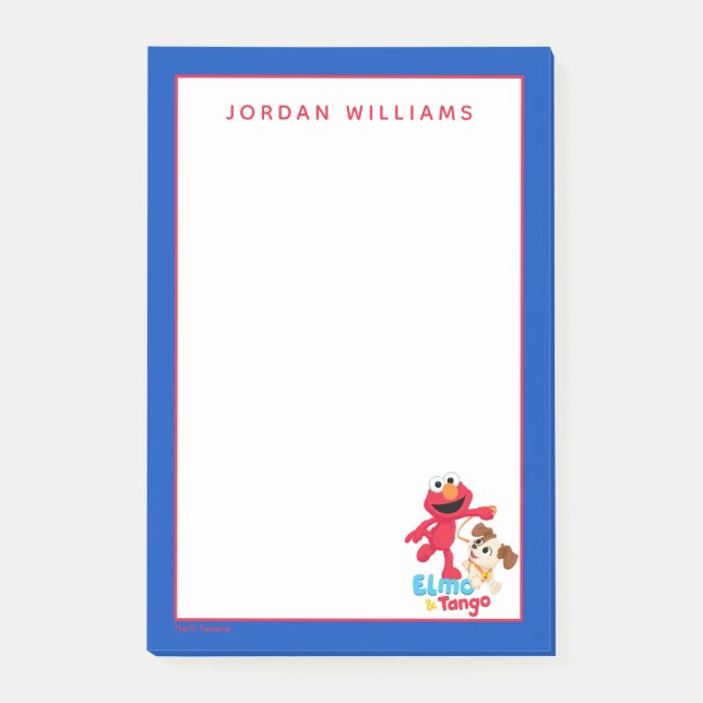 Sesame Street | Elmo & Tango Running Post-it Block (Framsida)
