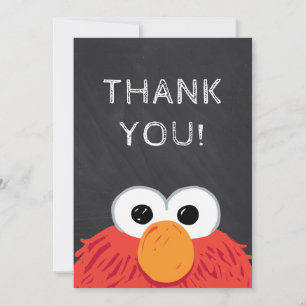 Sesame Street Elmo Tavla Födelsedag Tack Kort