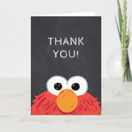 Sesame Street Elmo Tavla Födelsedag  Tack Kort