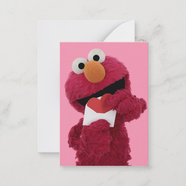 Sesame Street | Elmo Valentine Anteckningskort (Framsida)