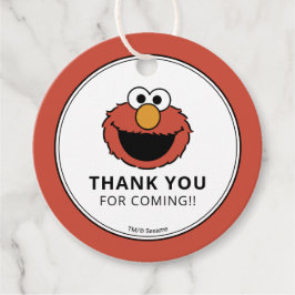 Sesame Street | Elmos födelsedagsgästartikett Gåvor Etiketter