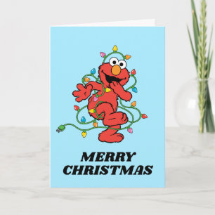 Sesame Street Elmos julbelysning Kort